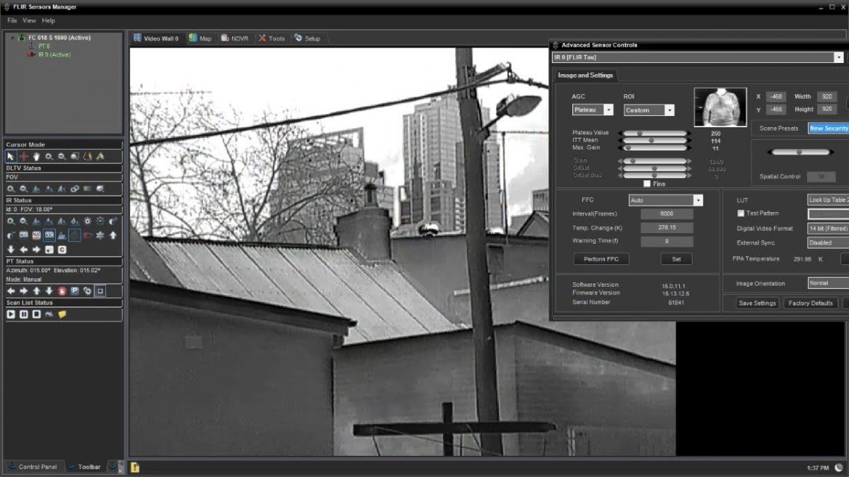 Selecting Thermal Surveillance Cameras 1 Back door 2 0
