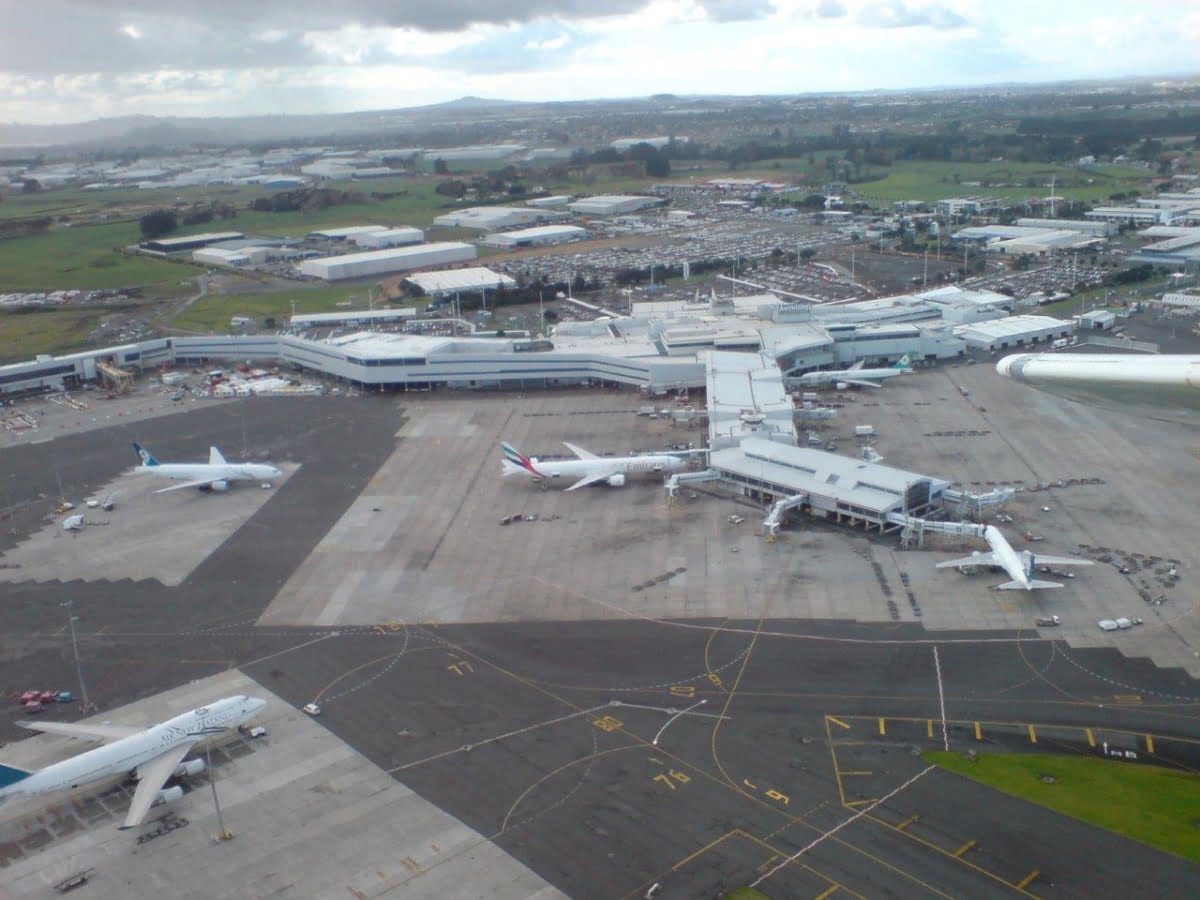 Auckland Airport Seen From Light Plane 02