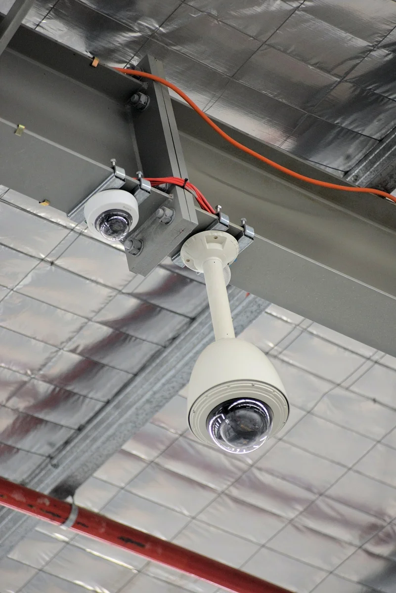 Toll Global Express Enterprise Security Integration 1 Ceiling cameras low