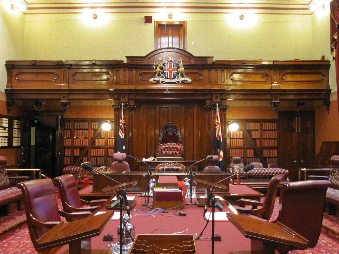 Legislative Council Chamber NSW Parliament