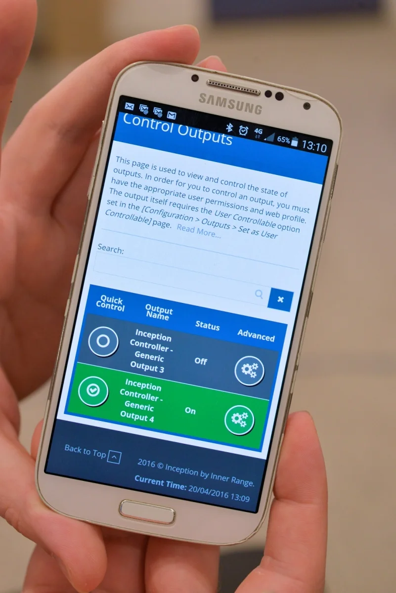 Inner Range Inception Integrated Security & Access Control: First Impressions 6 Inception Browser Mobile.jpg low res