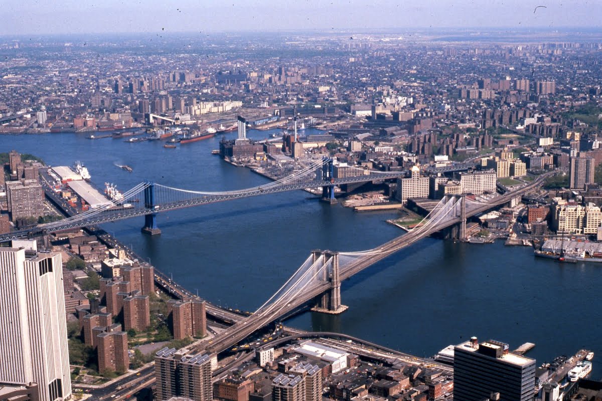 Manhattan and Brooklyn Bridges