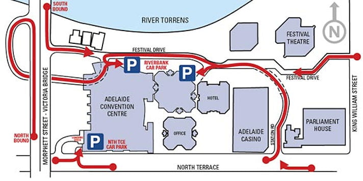 adelaide convention centre carpark map 1