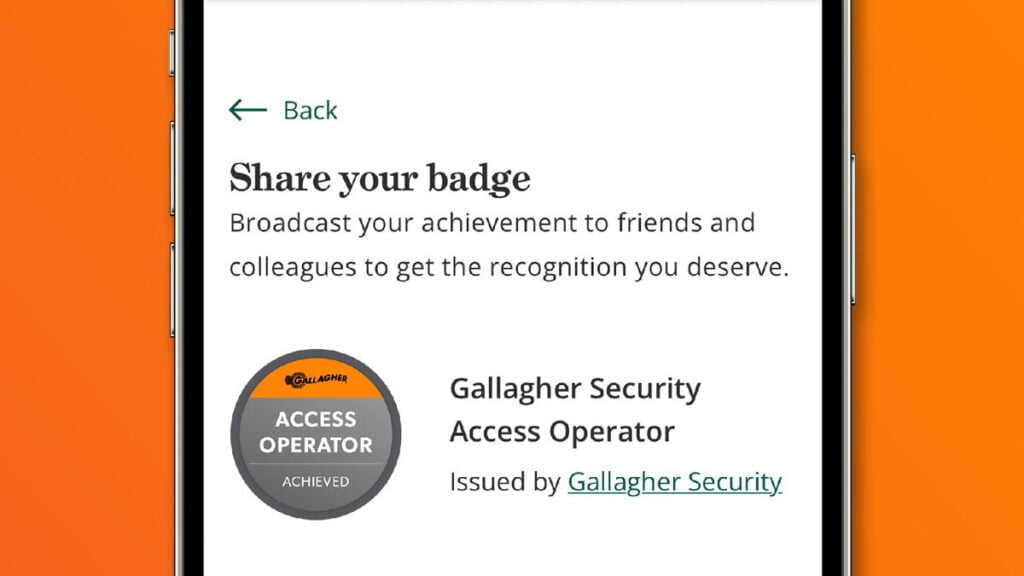 Gallagher Launches New Training Badges 2