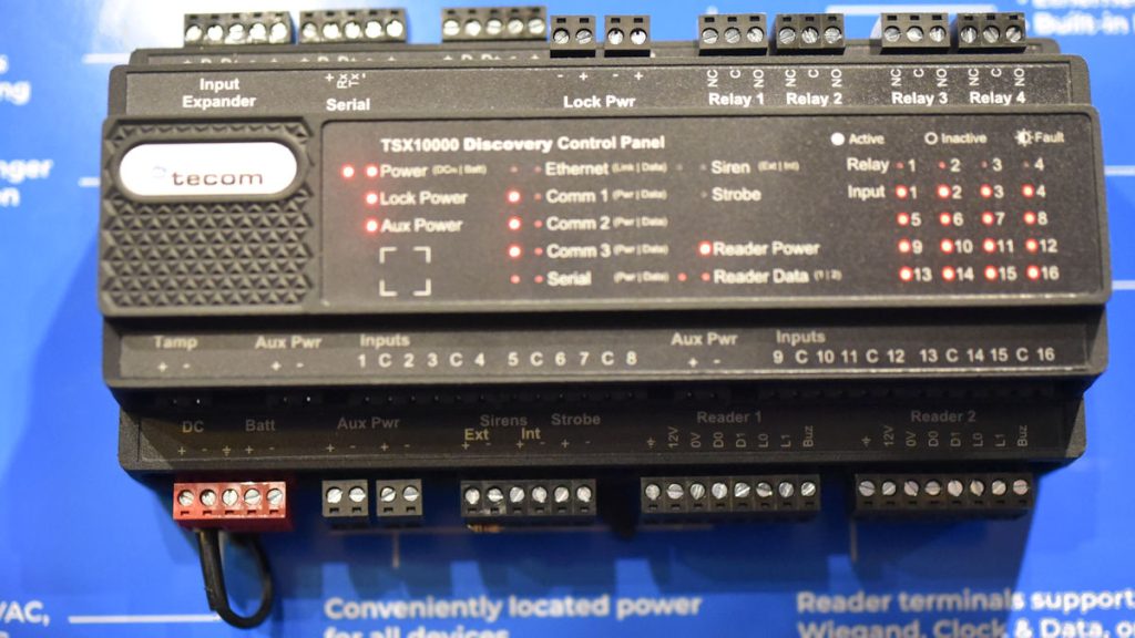 Tecom TSX10000 Discovery Control Panel 3 LR
