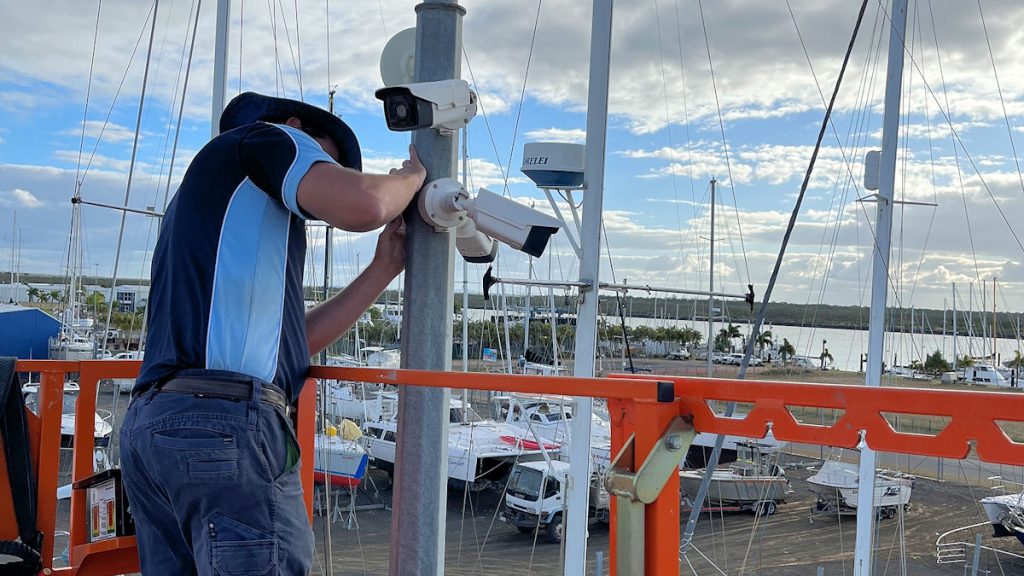 Nx Witness Hikvision Ubiquiti For Bundaberg Port Marina 2 LR