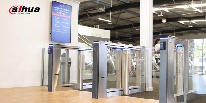 Dahua turnstiles for CityFitness