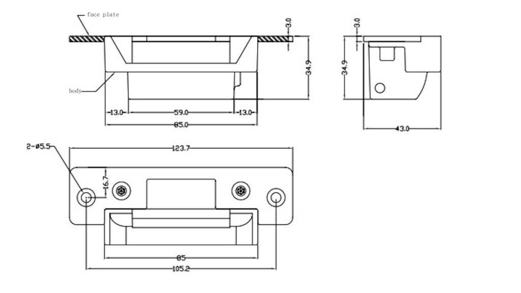FSH FES10 Compact Electric Strikes