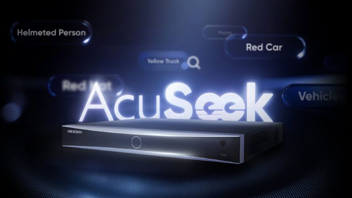 New Hikvision AcuSeek NVR Large Scale AI