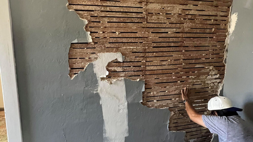 Drilling Plaster Over Lath Requires Planning And Delicacy 2 LR