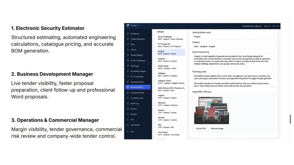 SecurityEdge Studio Streamlines Security Tendering