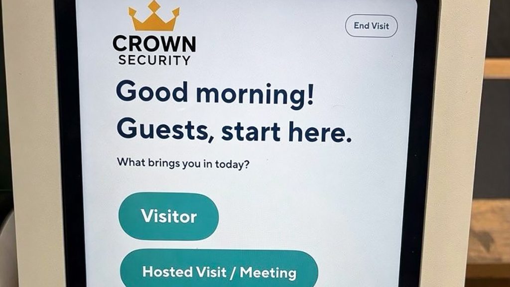 Crown Integrates Verkada Visitor Management